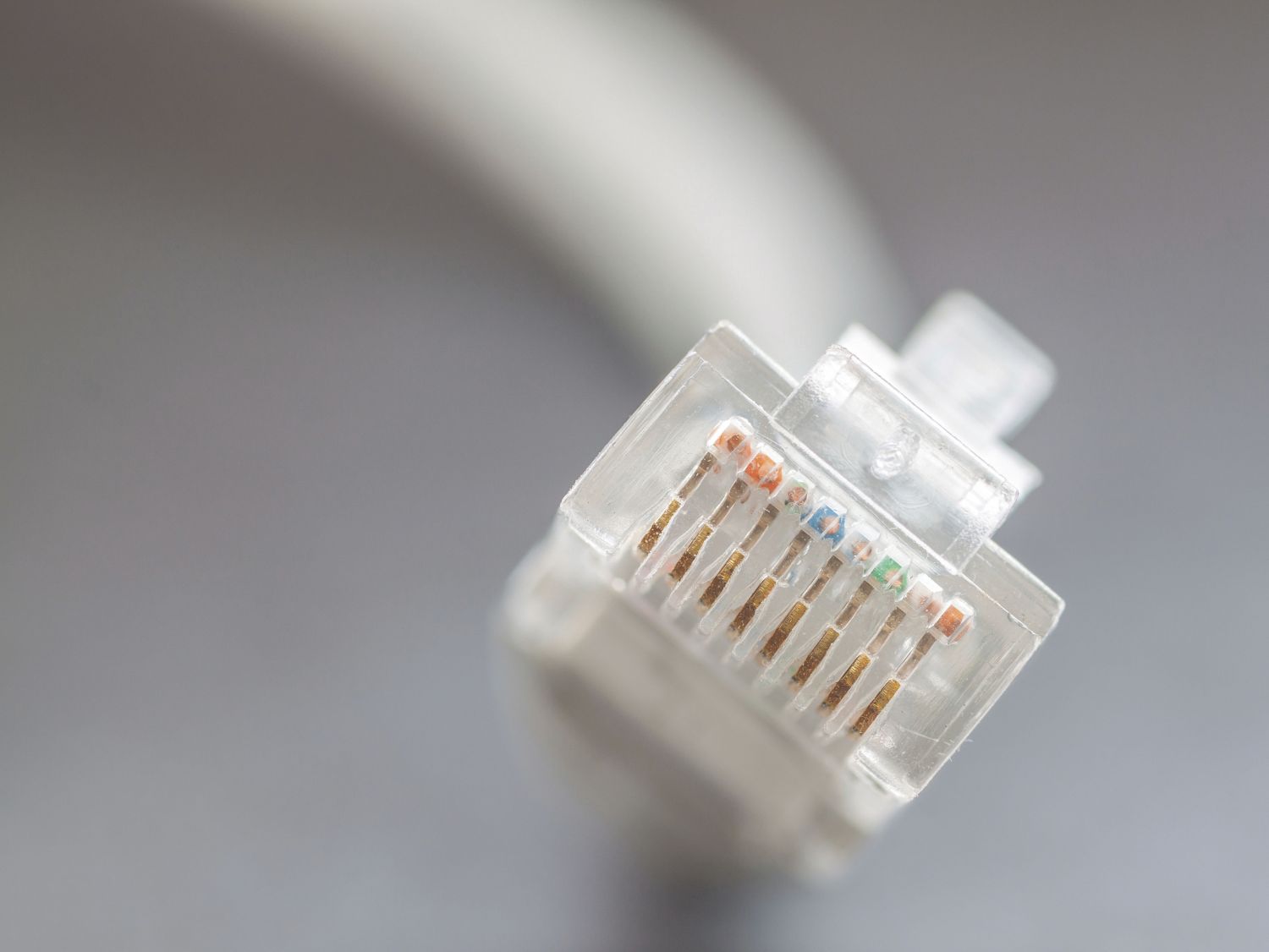 Thema Business Continuity: Schnittstelle eines LAN-Kabels